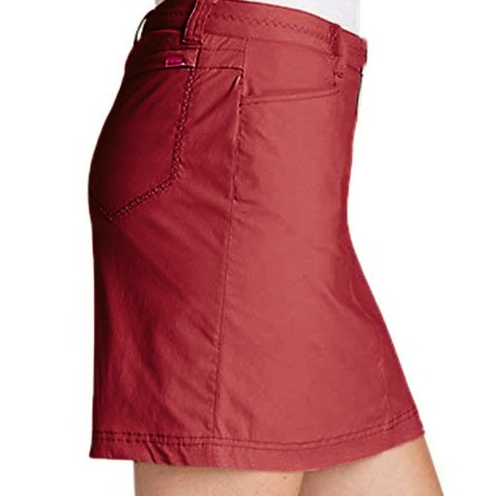 Eddie Bauer Horizon skort Skirt Size 6 Pale burnt red - Picture 2 of 12